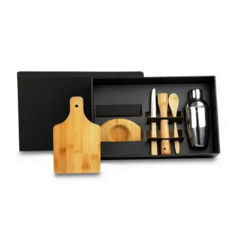 Kit Para Caipirinha Em Bambu – 6 Pçs