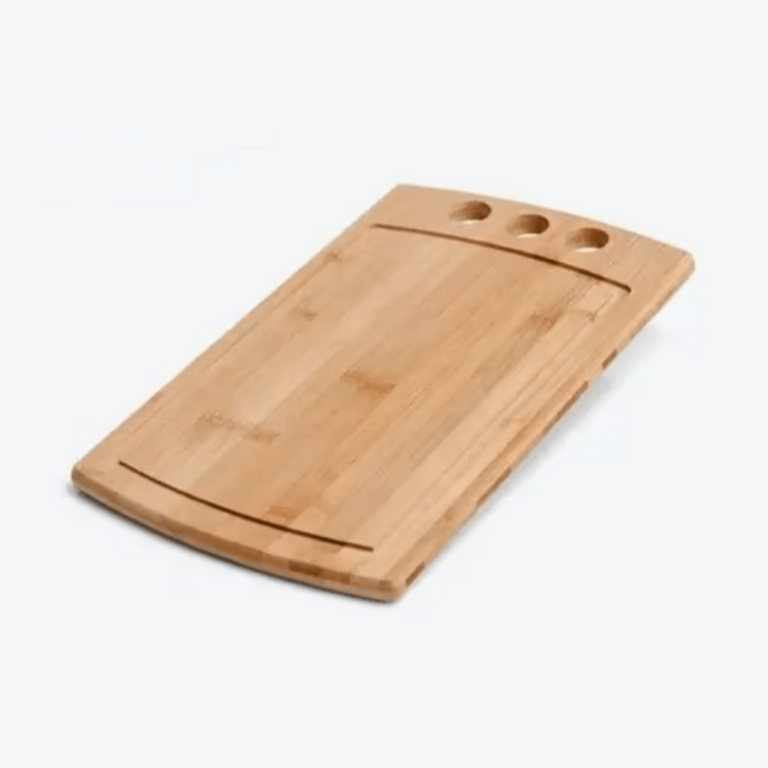 Tábua Para Churrasco Em Bambu Supreme 3 Furos