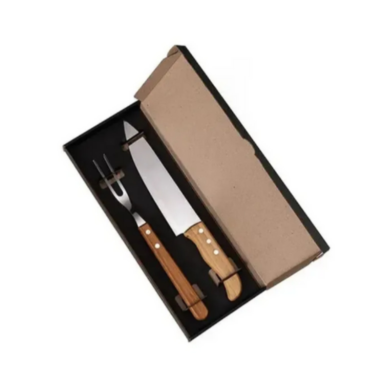 Kit De Faca 8″ E Garfo – 2 Pçs