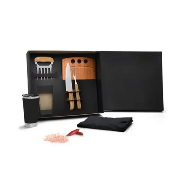 Kit Para Churrasco Com Copo Térmico – 6 Pçs